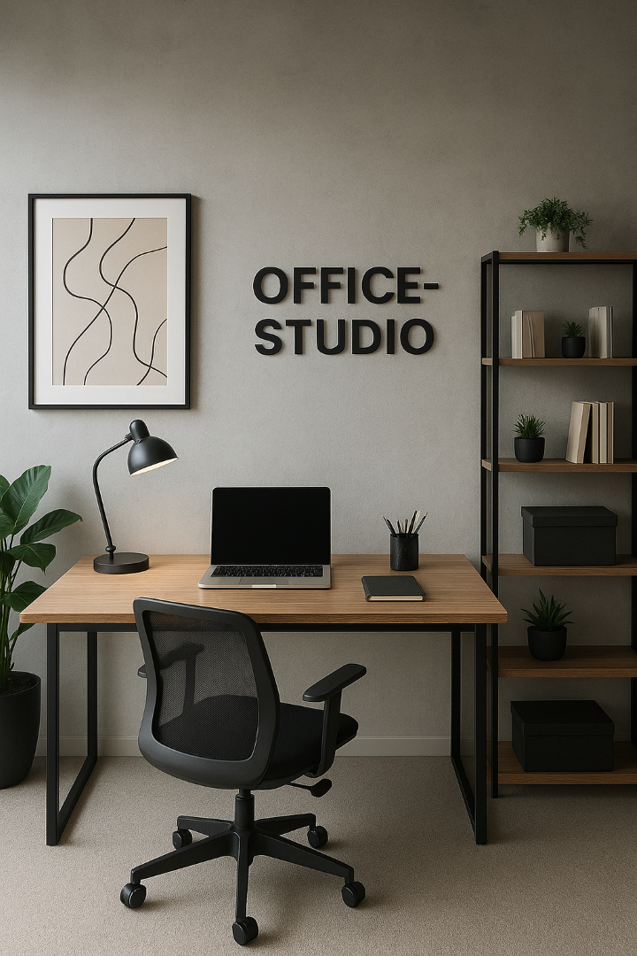 Office-studio interior by Liudmila Viynskovsky